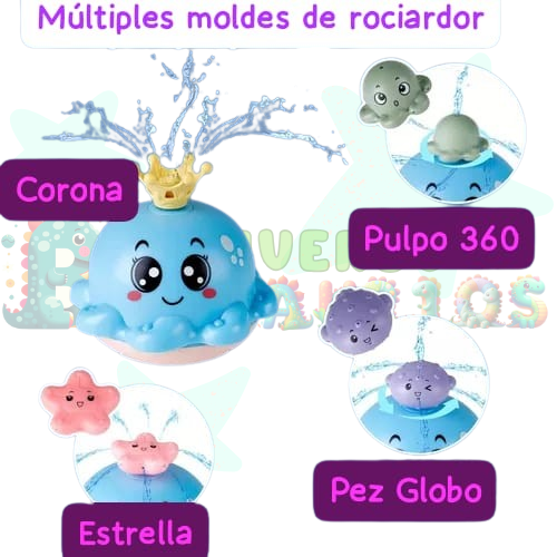 PULPO INTERACTIVO ACUĂTICO ROCIADOR DE AGUA - Image 3