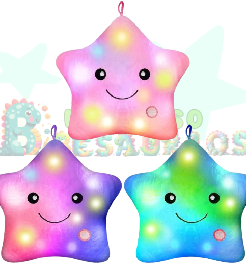 ALMOHADA-PELUCHE ESTRELLA LUMINOSA LED ULTRA SUAVE - Image 7